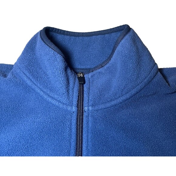 Aeropostale 1/4 Zip Fleece Pullover Mens Large Blue School Preppy Timeless - Picture 4 of 11